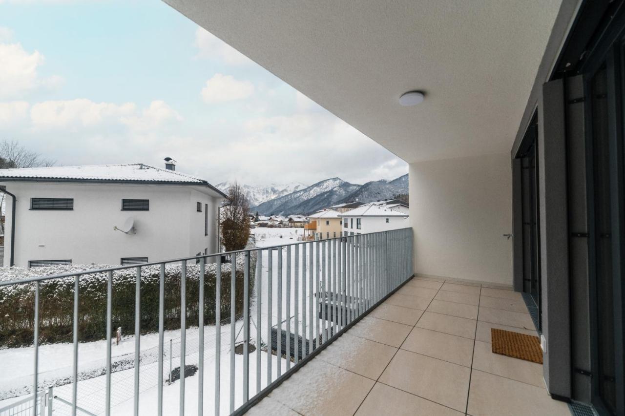 Ferienwohnung Bergsonne Mit Sonnenbalkon Und Tiefgaragen Parkplatz Bad Ischl Ngoại thất bức ảnh