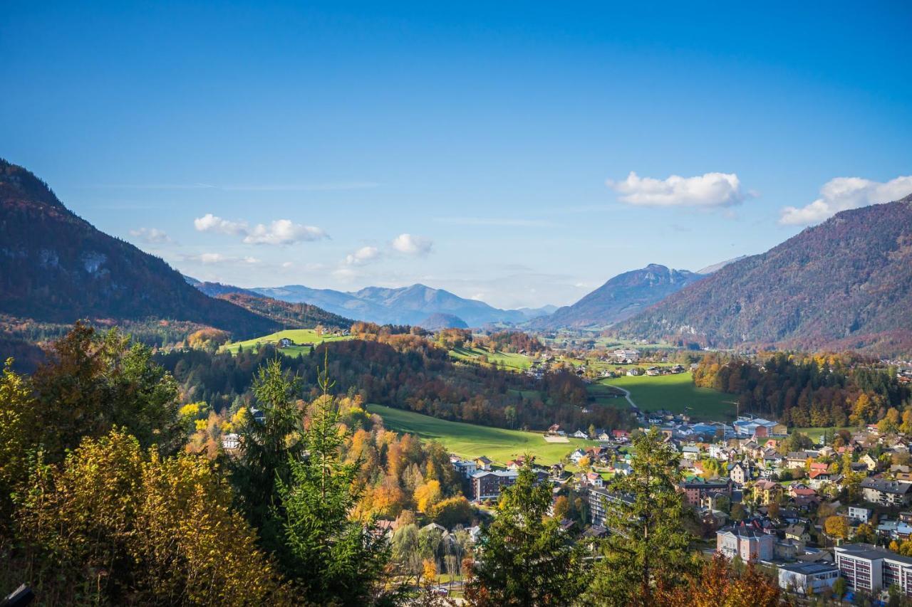 Ferienwohnung Bergsonne Mit Sonnenbalkon Und Tiefgaragen Parkplatz Bad Ischl Ngoại thất bức ảnh